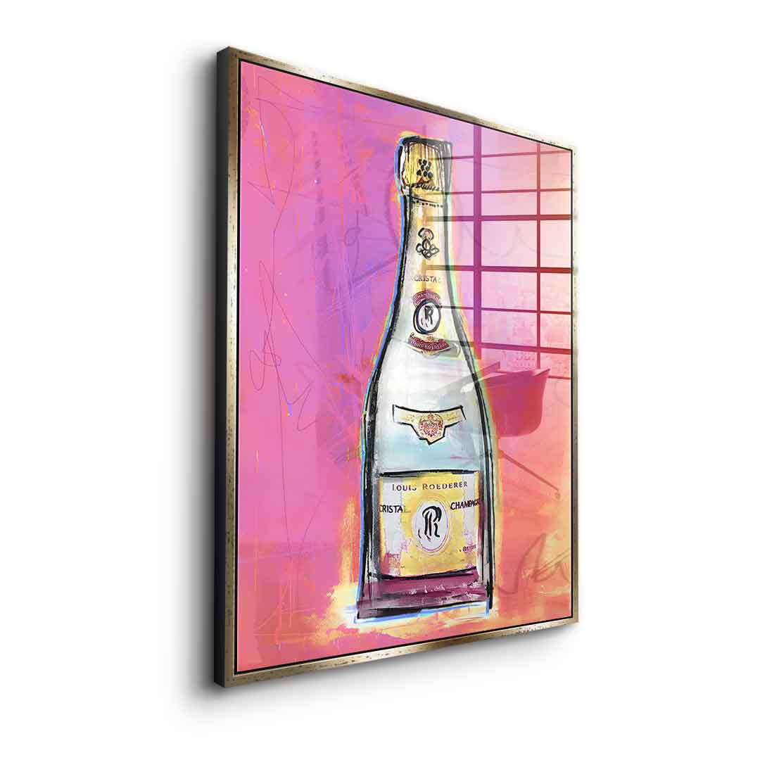 Cristal pink - acrylic glass