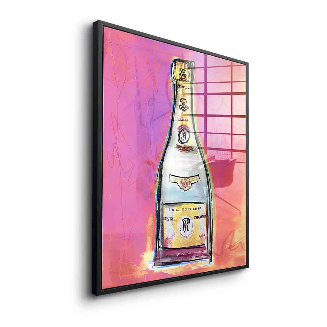 Cristal pink - acrylic glass