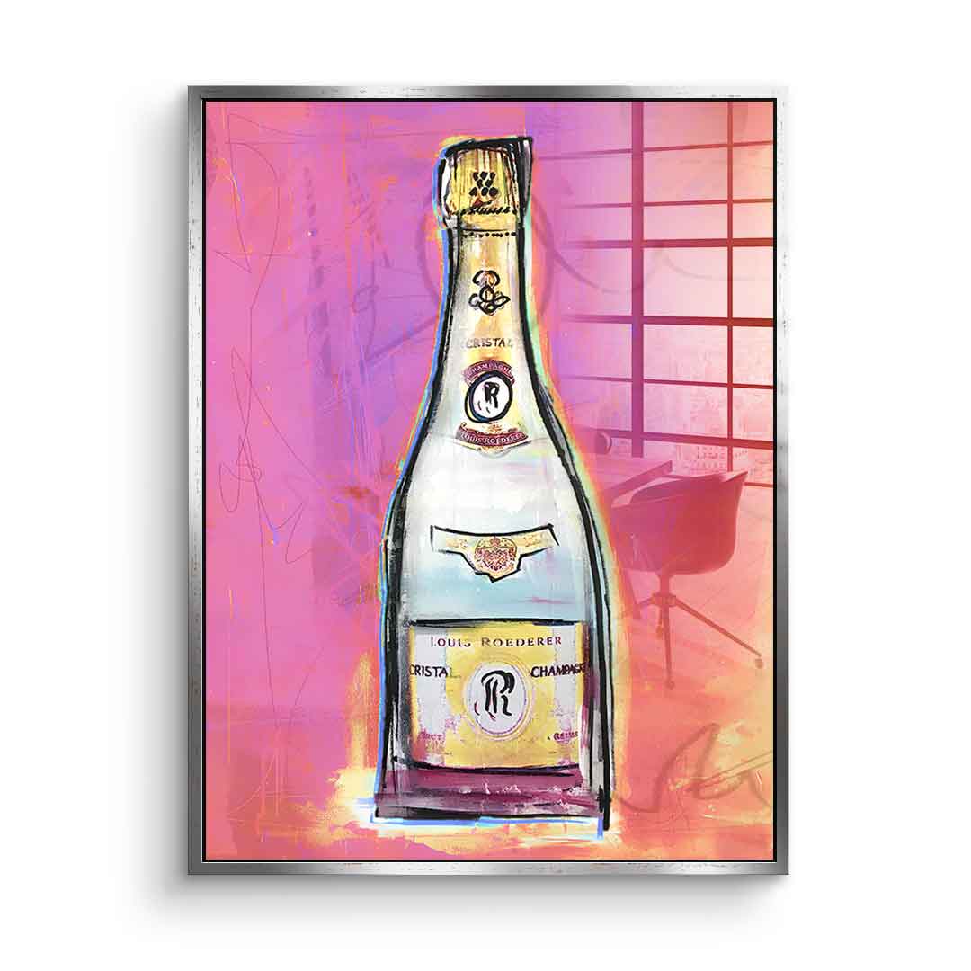 Cristal pink - acrylic glass