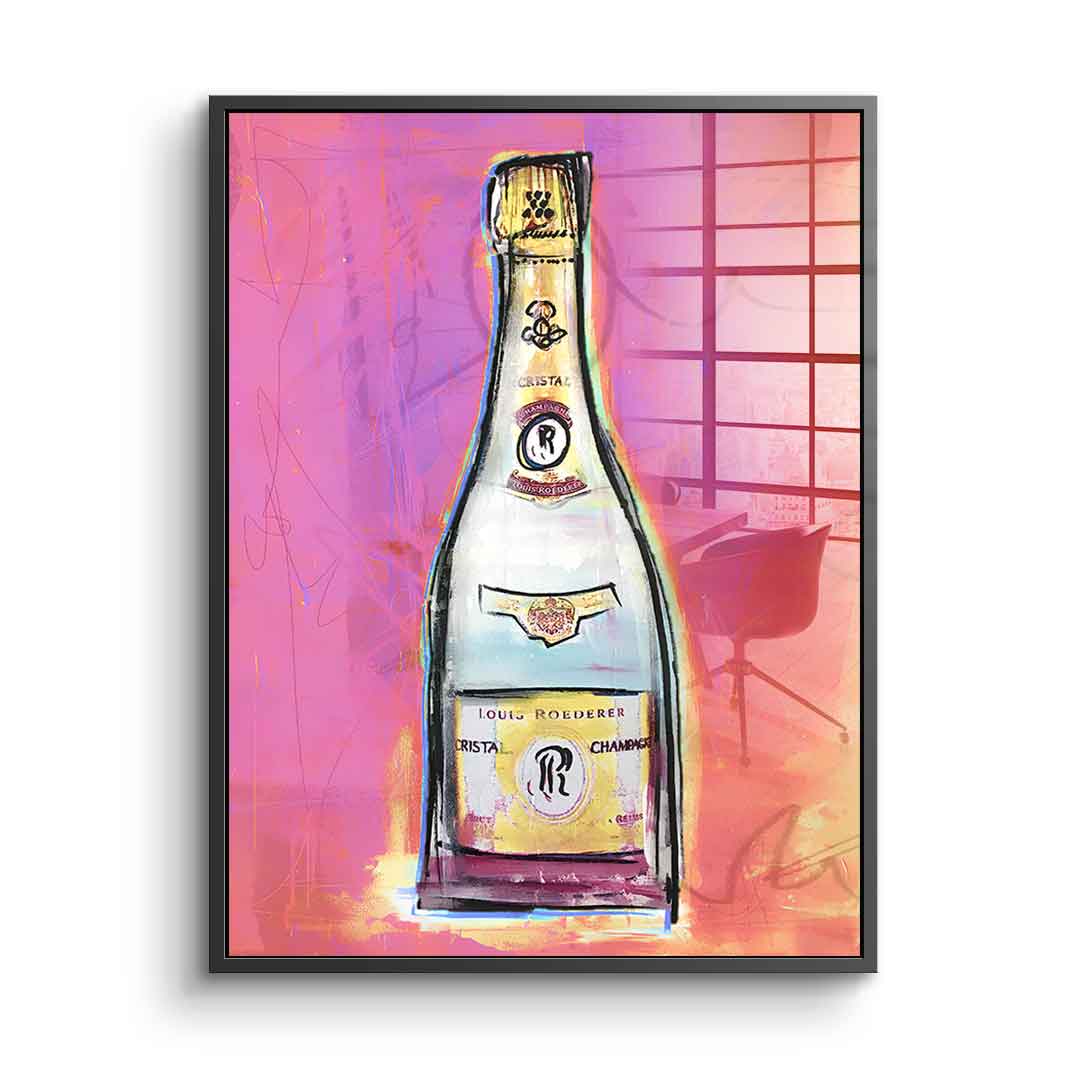 Cristal pink - acrylic glass