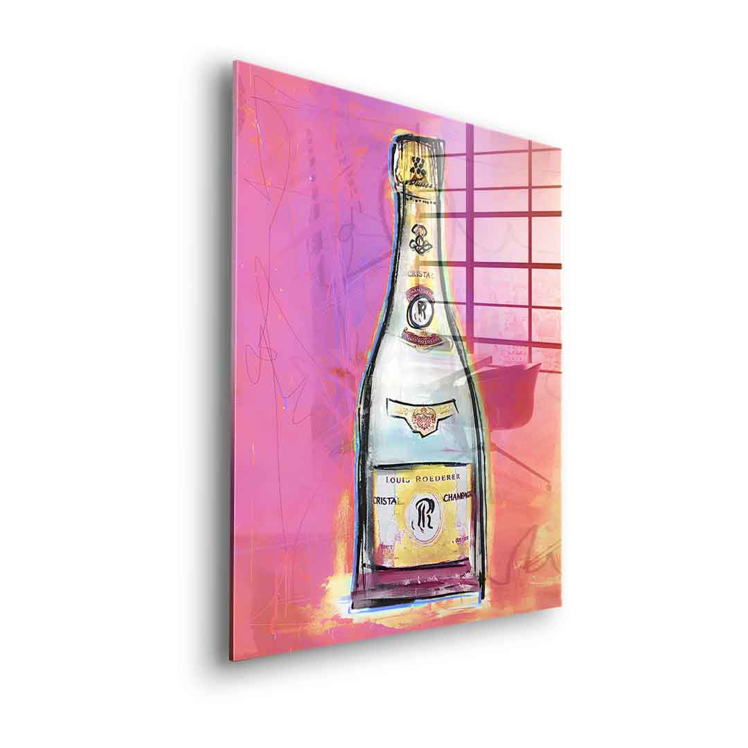 Cristal pink - acrylic glass