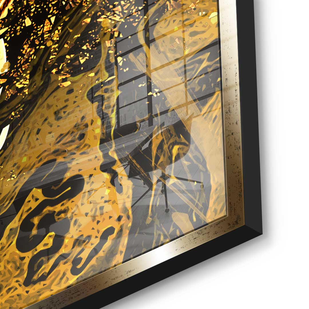 Goldrush Bitcoin - acrylic glass