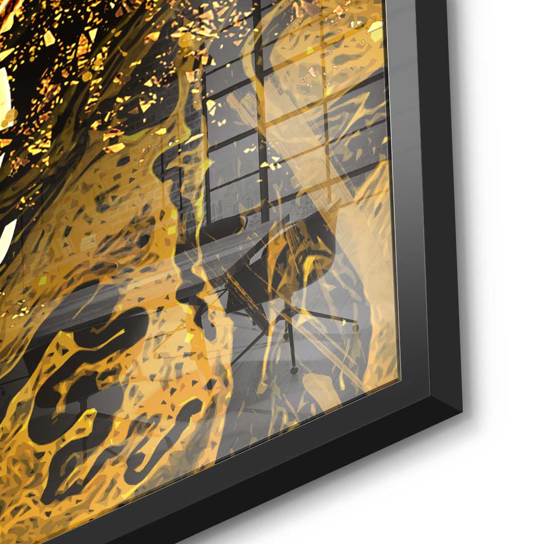 Goldrush Bitcoin - acrylic glass