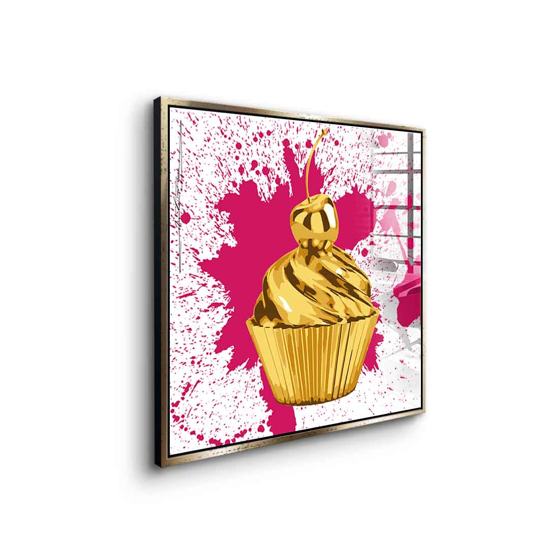 Cupcake Splash - acrylic glass