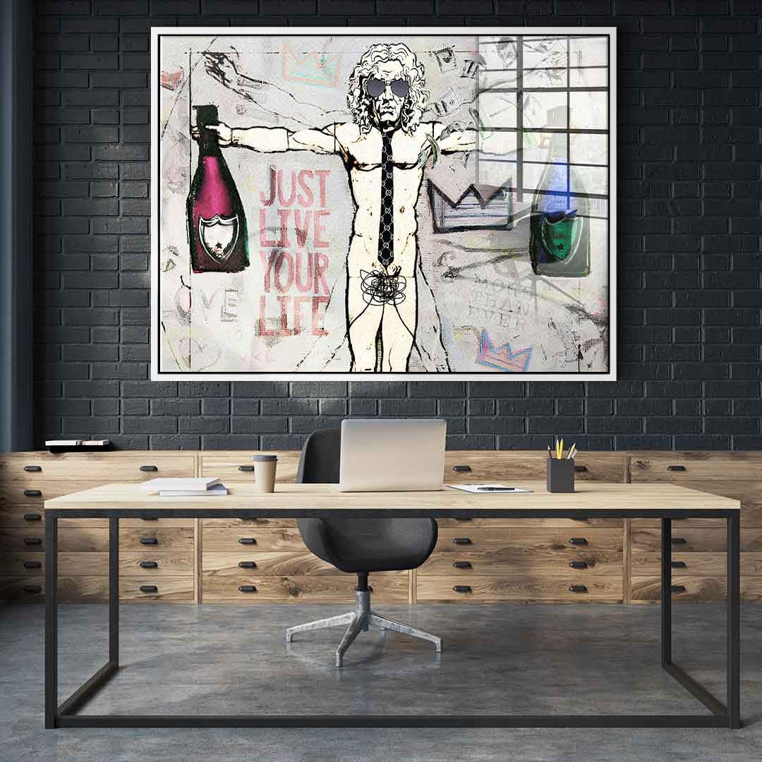 Da Vinci Life - acrylic glass