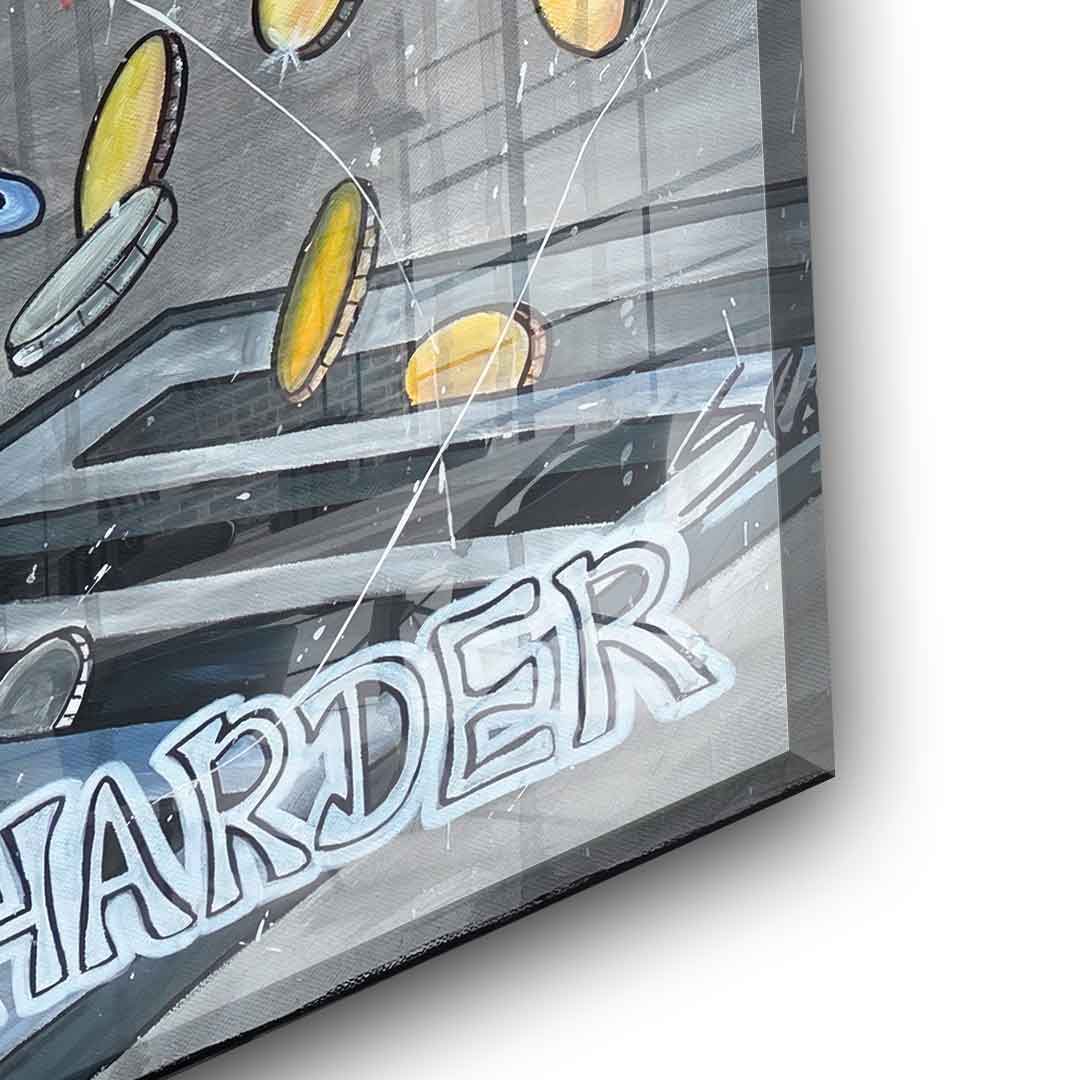 Work Smarter not Harder - acrylic glass