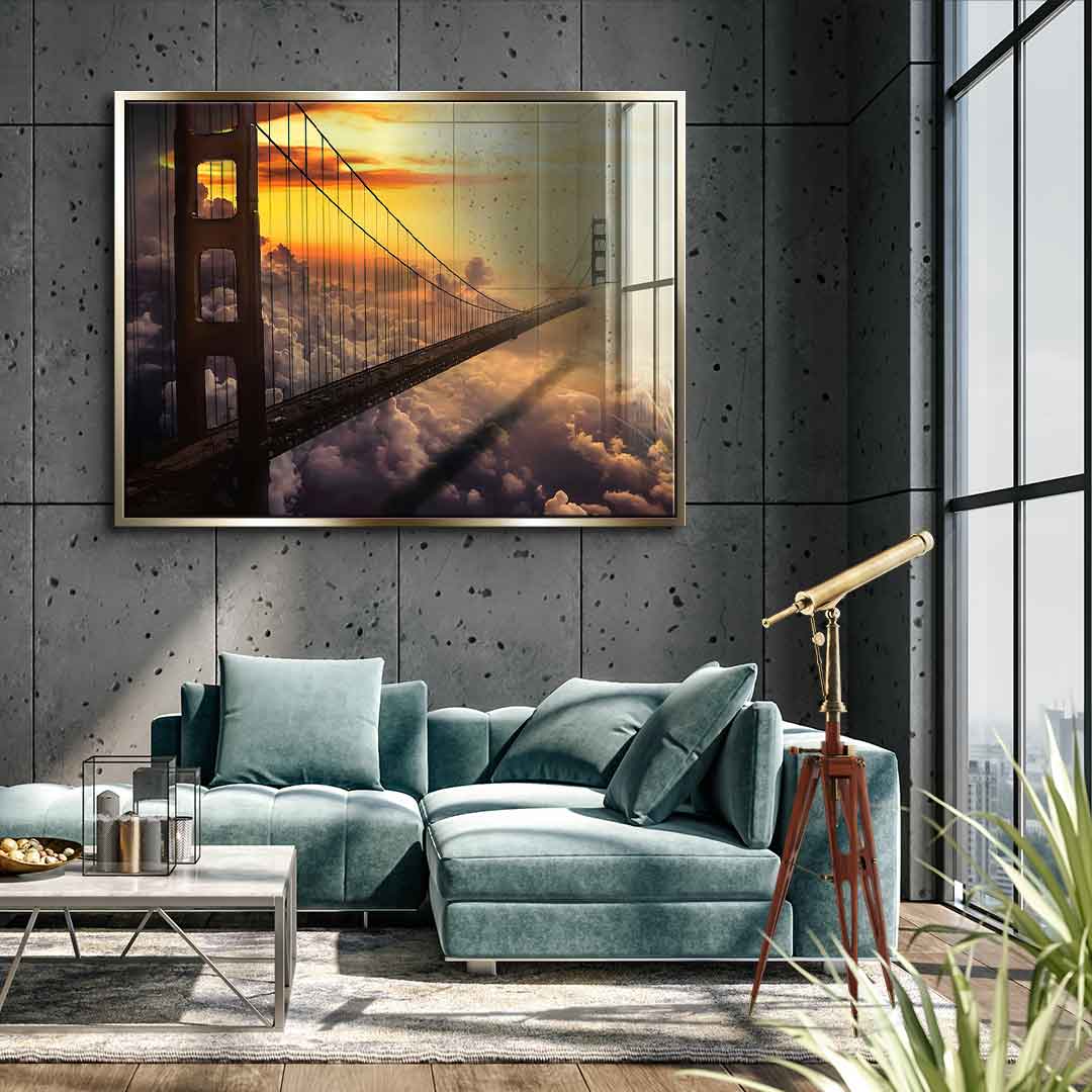 The bridge of the future - acrylic glass