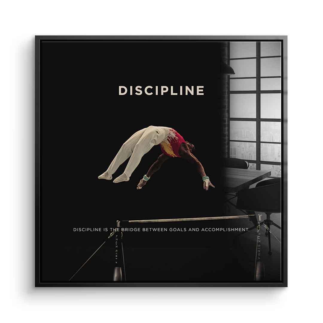 Discipline #Gymnastics 2 - Square Edition - acrylic glass