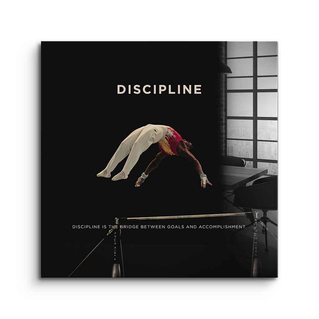 Discipline #Gymnastics 2 - Square Edition - acrylic glass