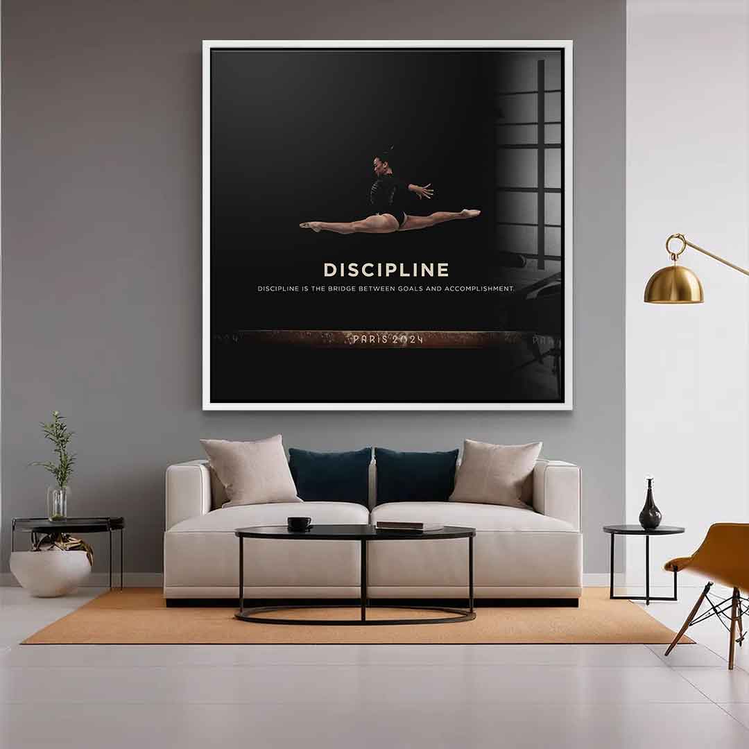 Discipline #Gymnastics - Square Edition - Acrylic glass