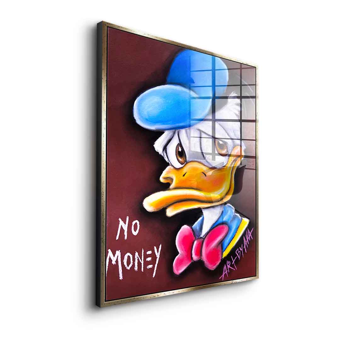 No money Donald - acrylic glass