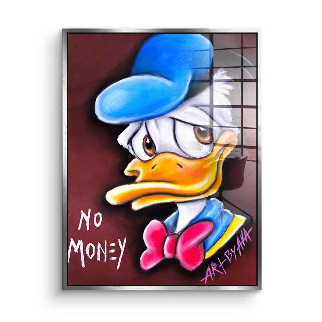 No money Donald - acrylic glass