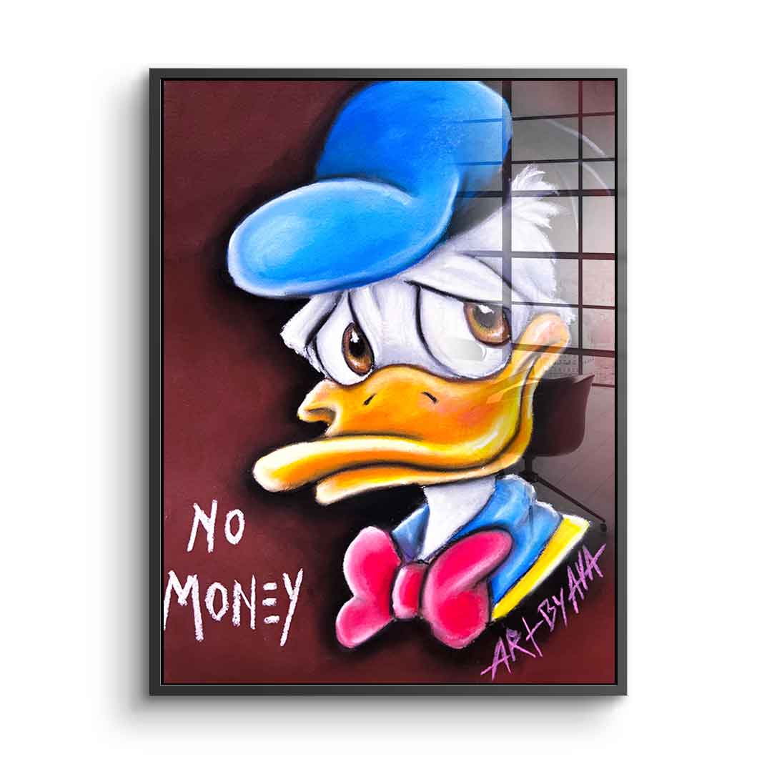 No money Donald - acrylic glass