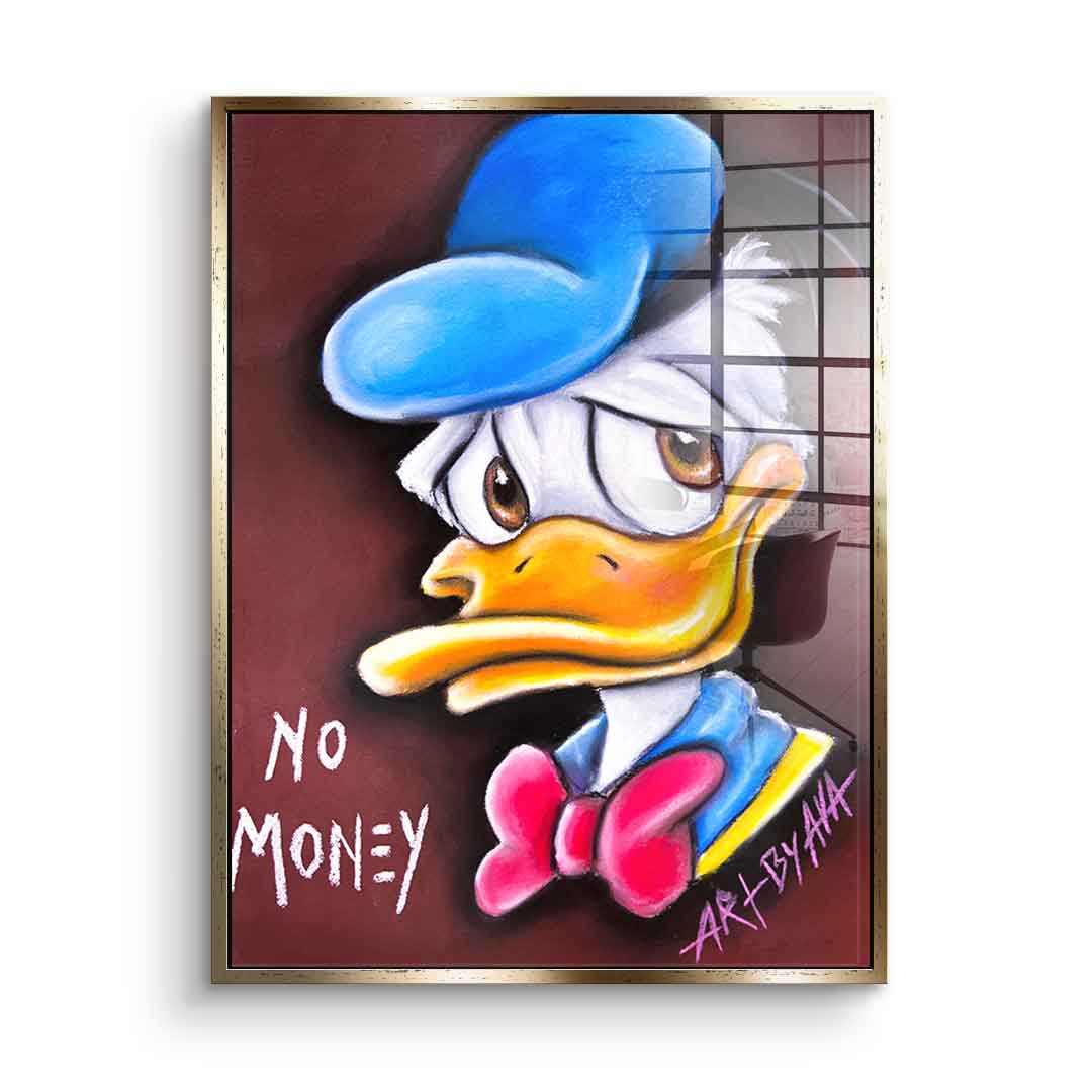 No money Donald - acrylic glass