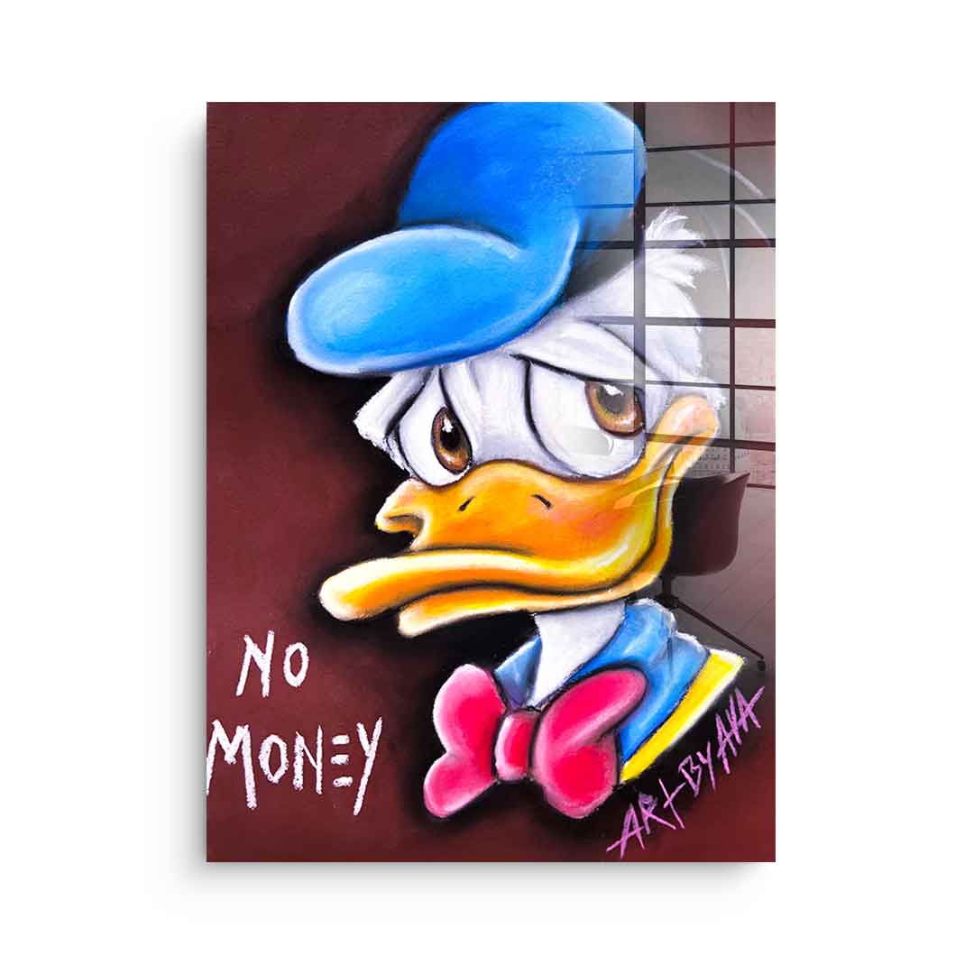 No money Donald - acrylic glass