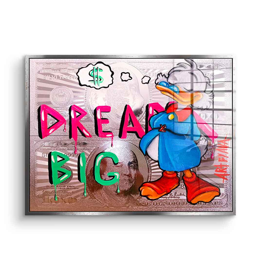 Dreaming Scrooge - acrylic glass