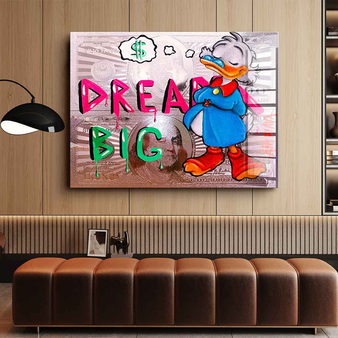 Dreaming Scrooge - acrylic glass