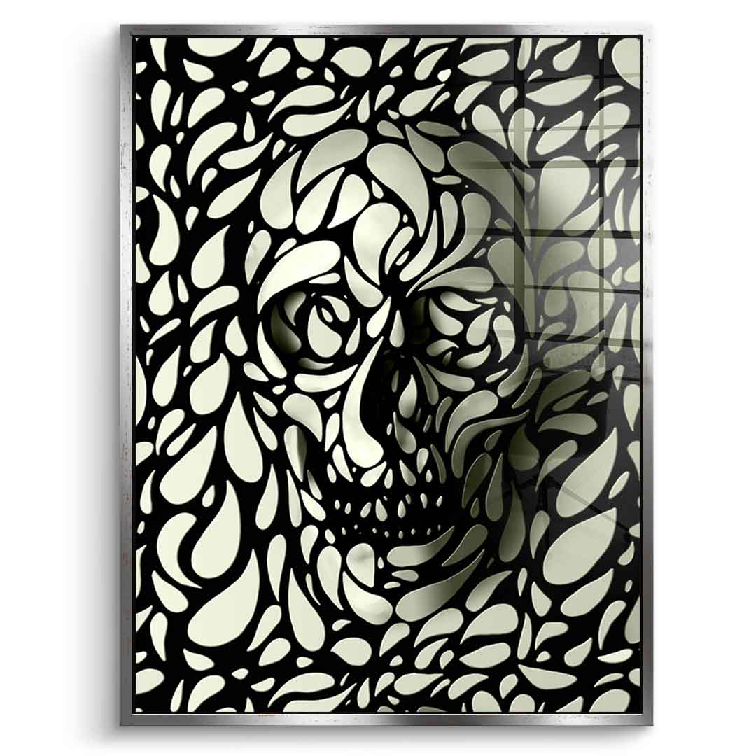 Drop Skull - acrylic glass