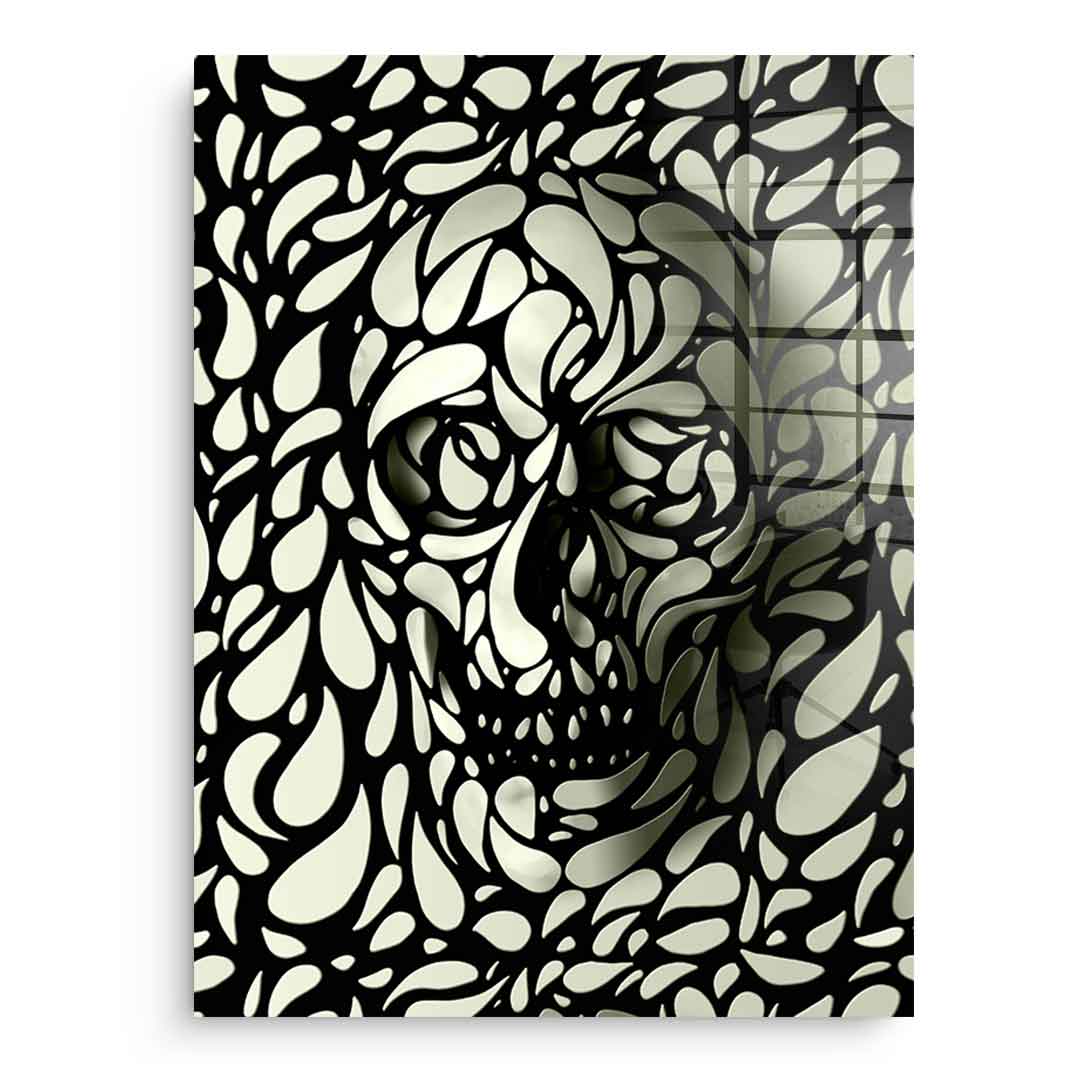 Drop Skull - acrylic glass