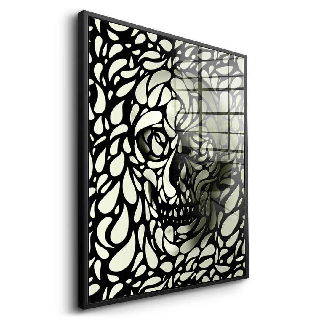 Drop Skull - acrylic glass