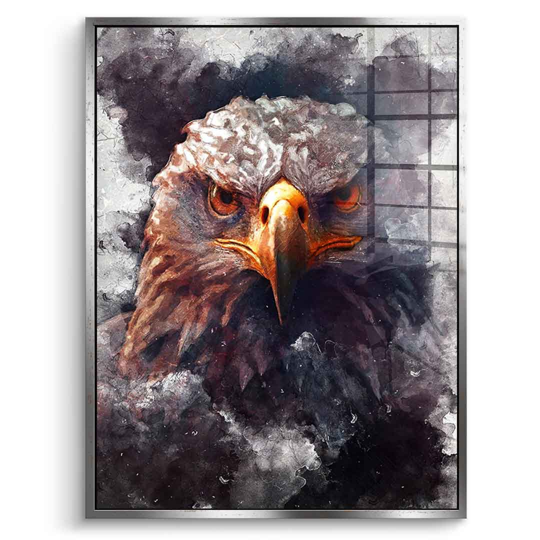 Eagle Portrait - acrylic glass