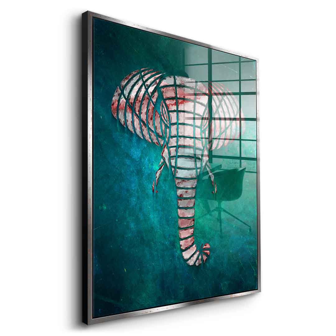 Elephant's Shape - acrylic glass