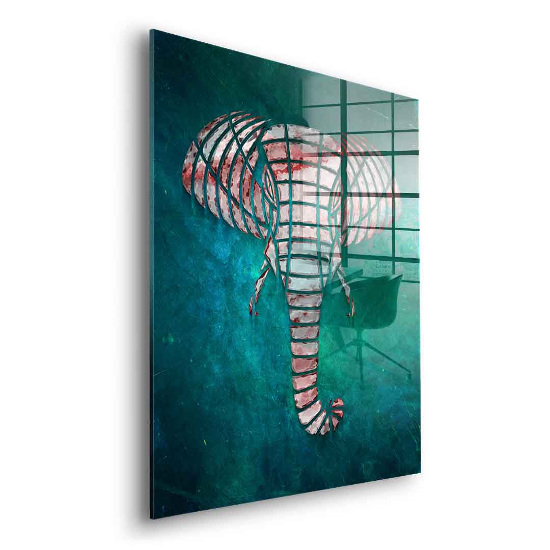 Elephant's Shape - acrylic glass