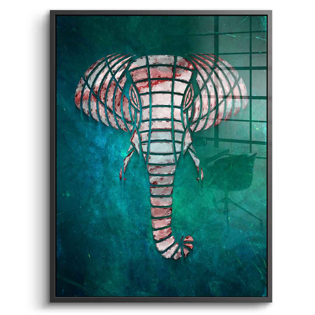 Elephant's Shape - acrylic glass