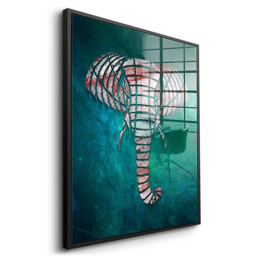 Elephant's Shape - acrylic glass