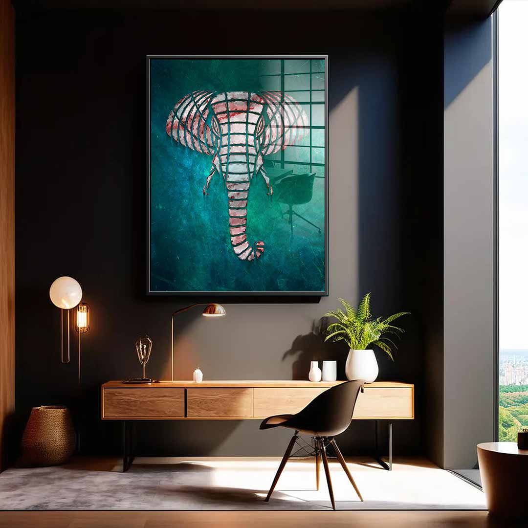 Elephant's Shape - acrylic glass