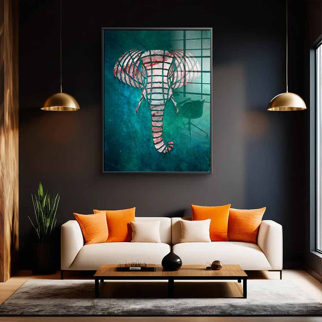 Elephant's Shape - acrylic glass