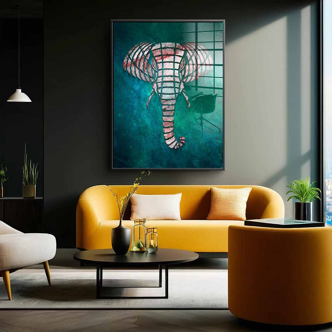 Elephant's Shape - acrylic glass