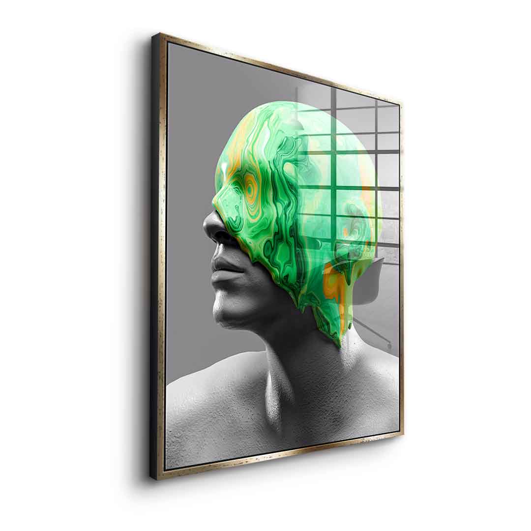 Emerald Consciousness - acrylic glass