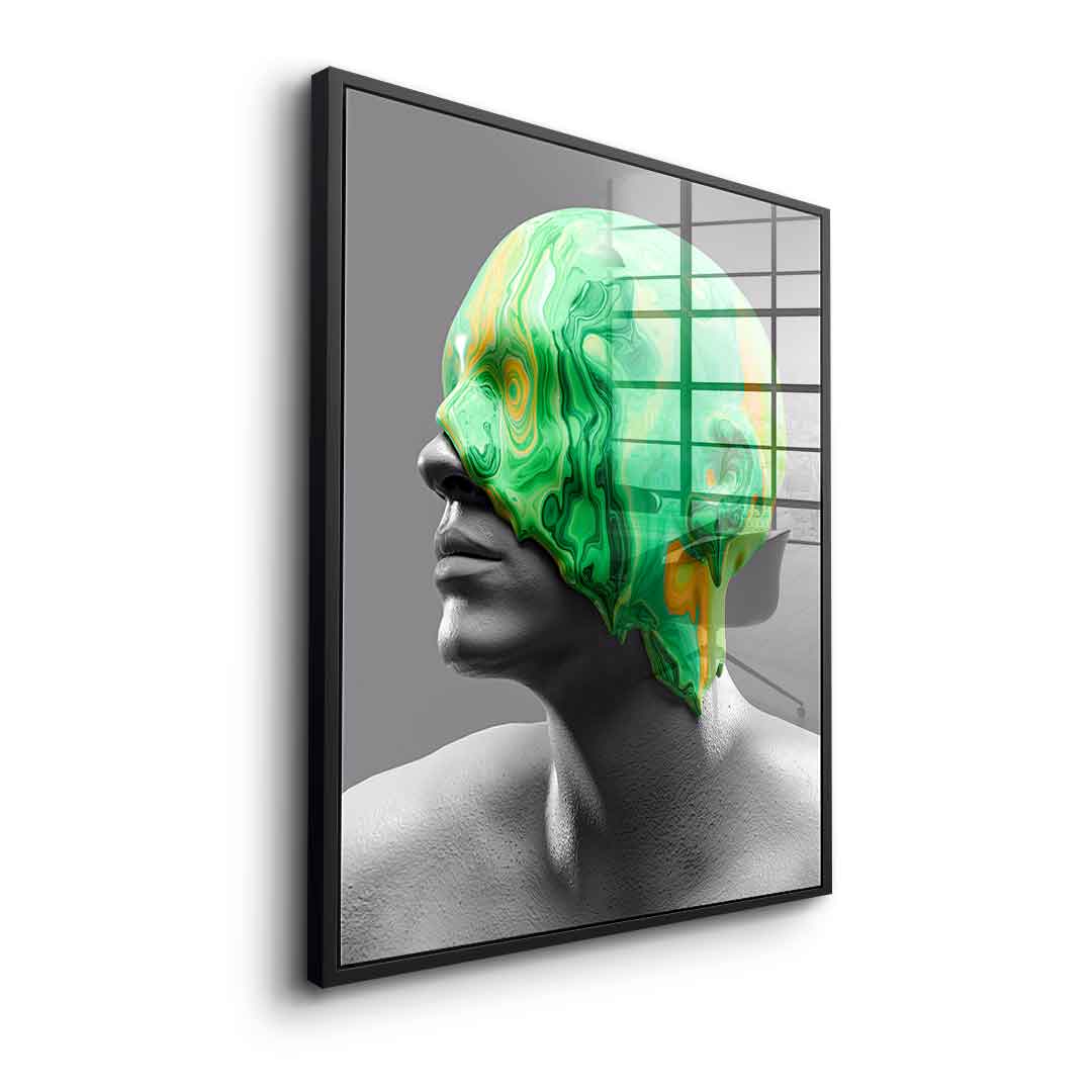 Emerald Consciousness - acrylic glass