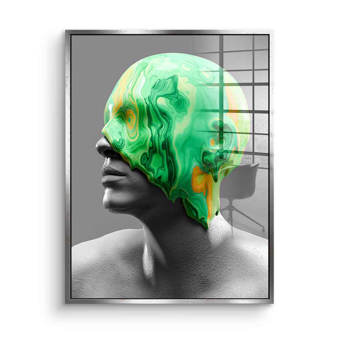 Emerald Consciousness - acrylic glass