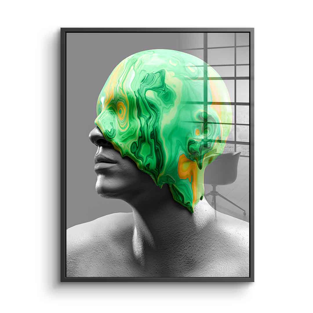 Emerald Consciousness - acrylic glass