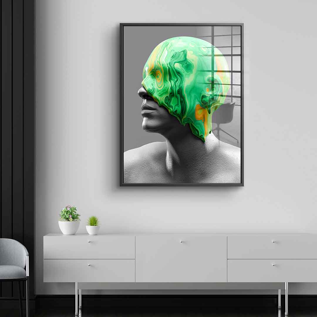 Emerald Consciousness - acrylic glass