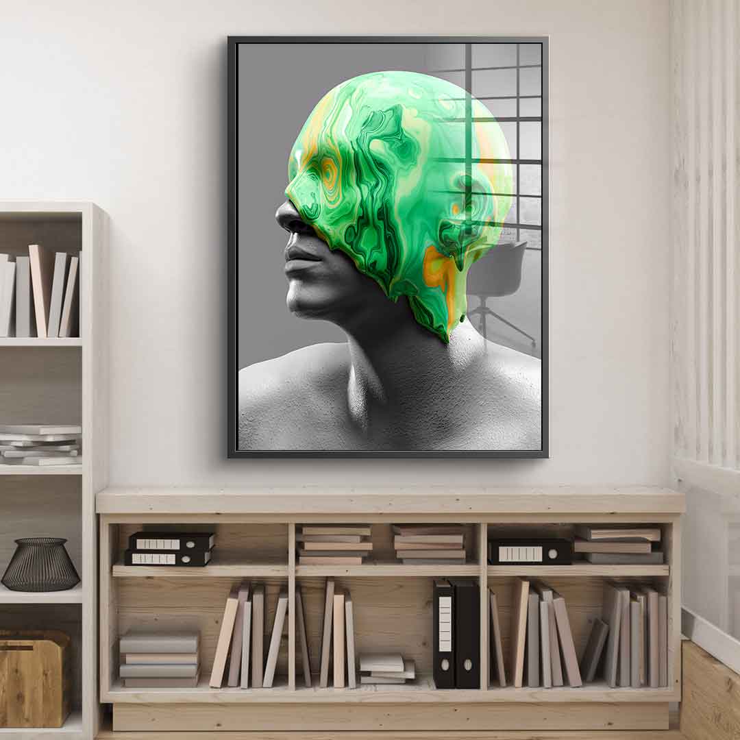 Emerald Consciousness - acrylic glass