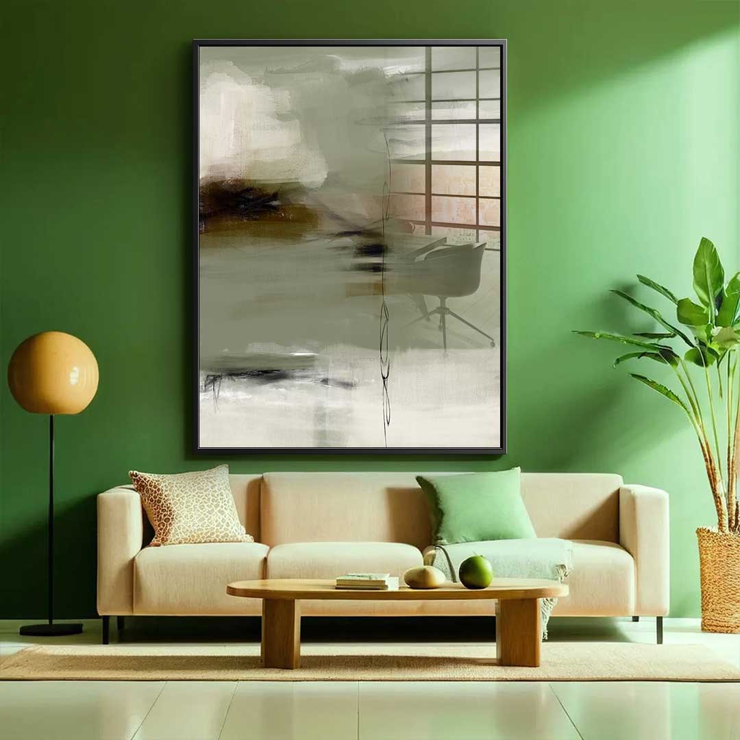 Emerald Whispers - acrylic glass