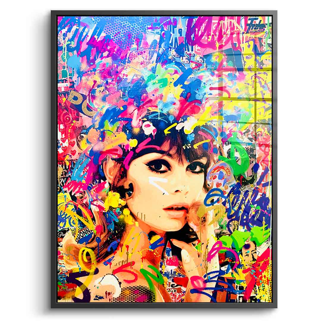 FLOWER POWER - acrylic glass