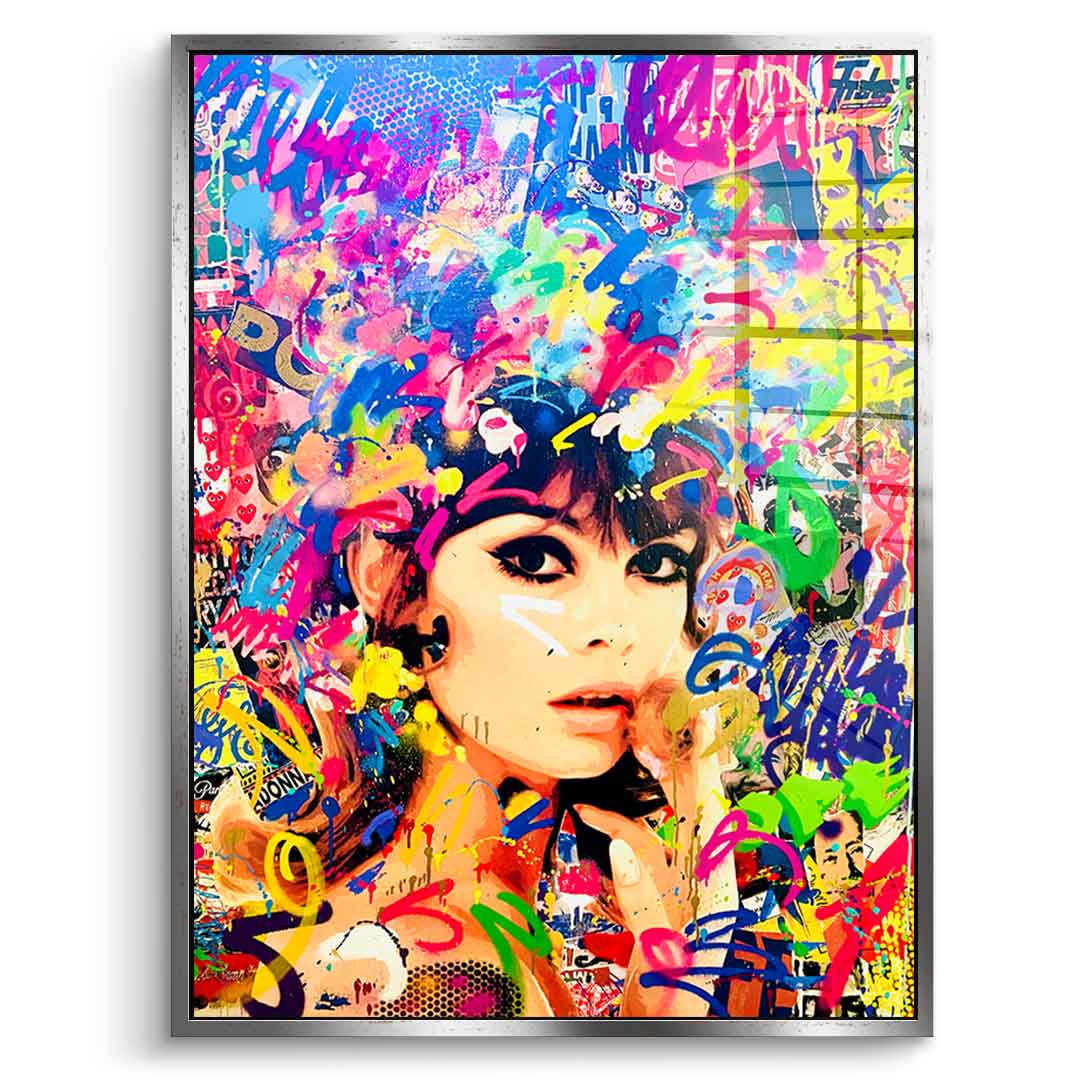 FLOWER POWER - acrylic glass