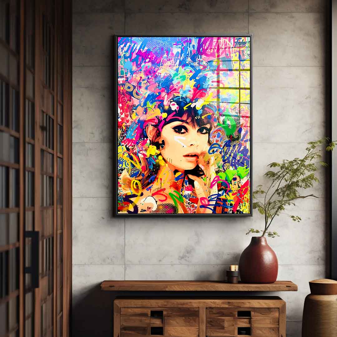 FLOWER POWER - acrylic glass