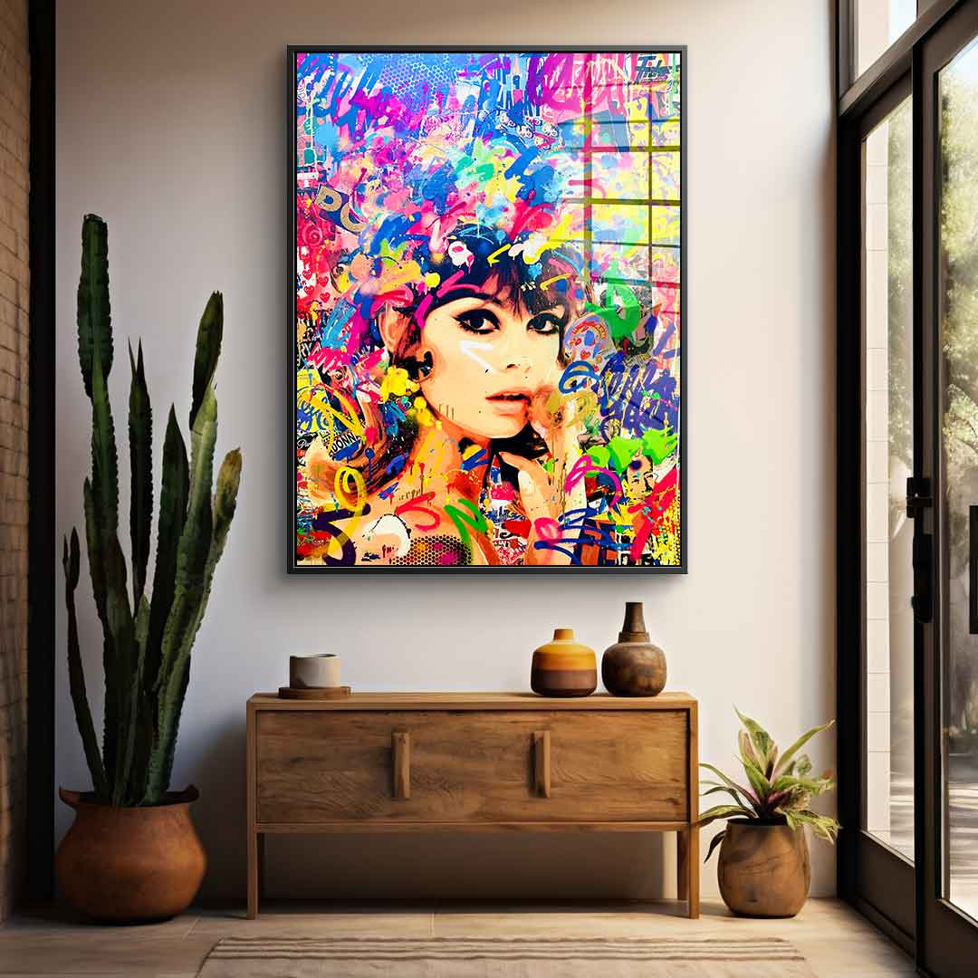 FLOWER POWER - acrylic glass