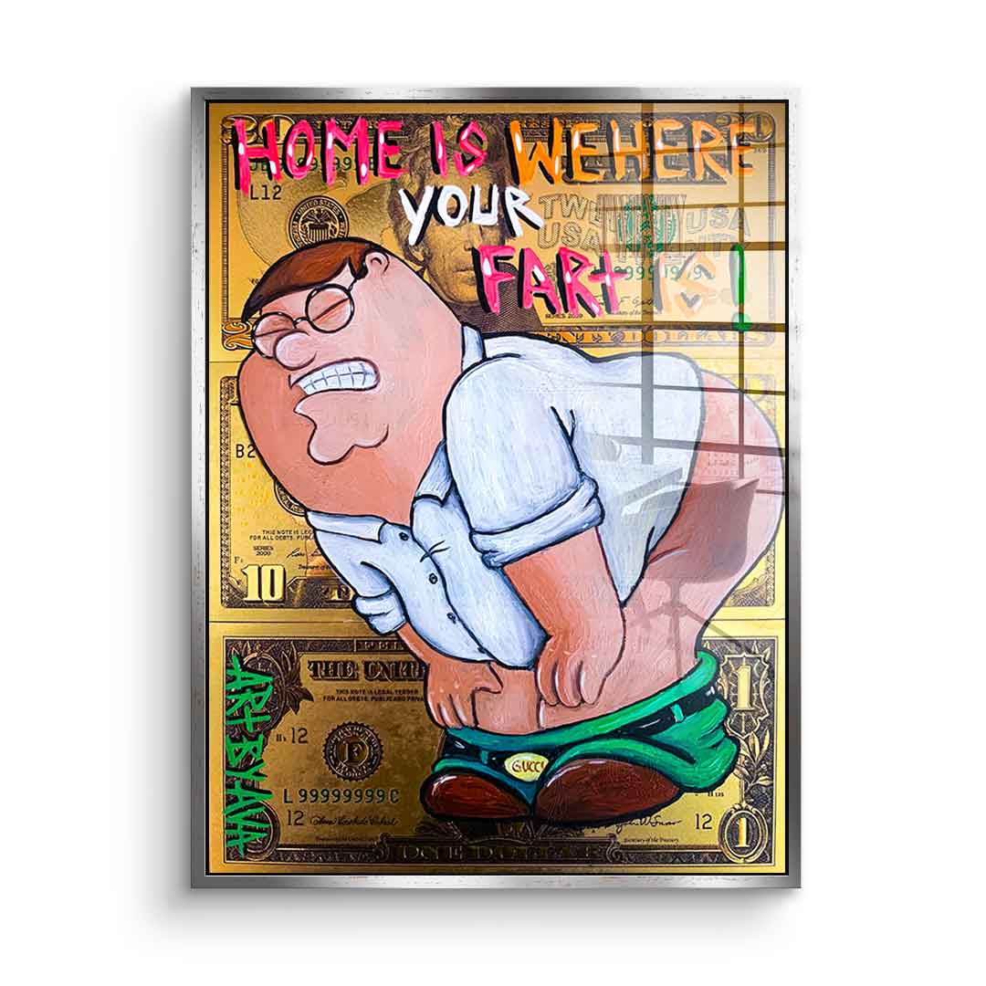 Farting Peter - acrylic glass