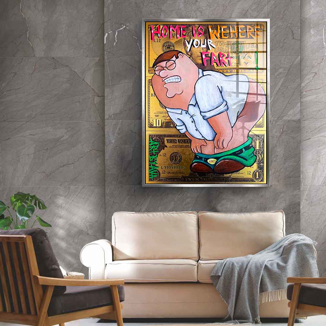 Farting Peter - acrylic glass