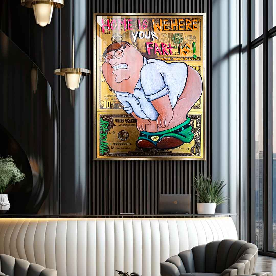 Farting Peter - acrylic glass