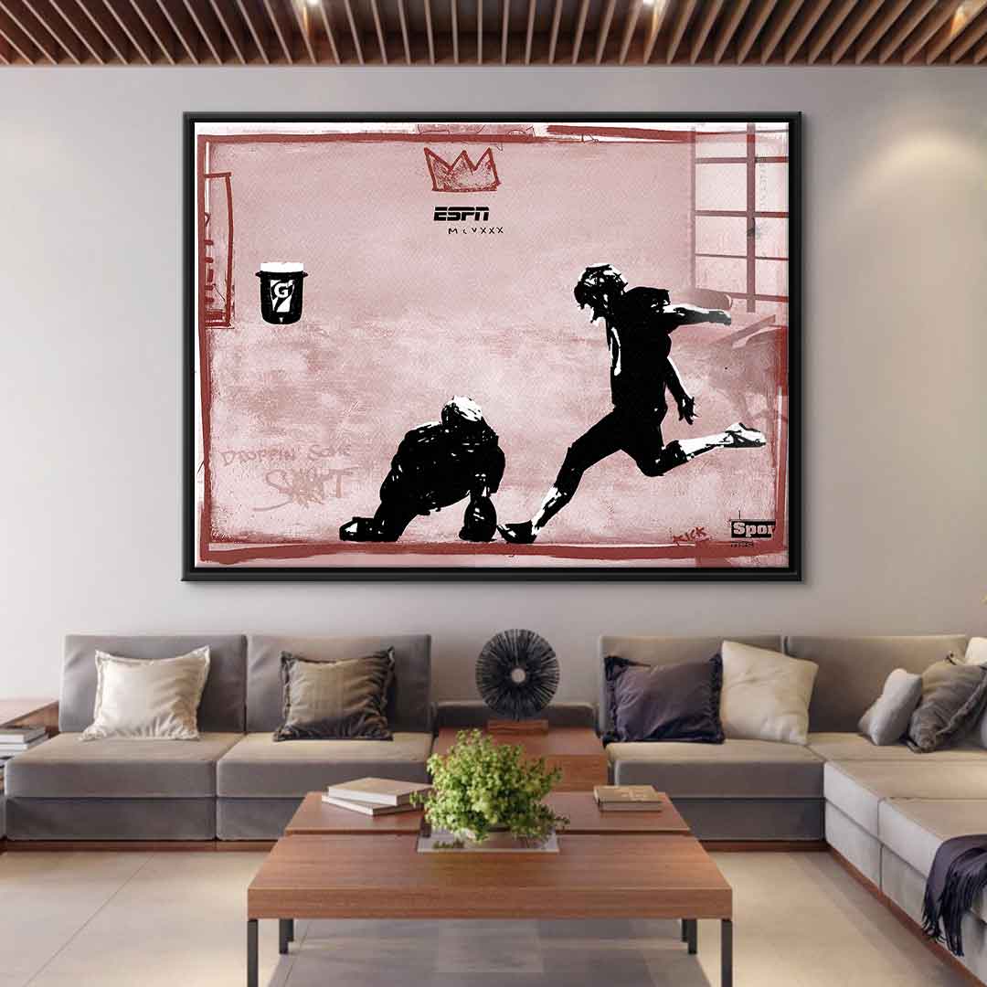 Field Goal Attempt - acrylic glass