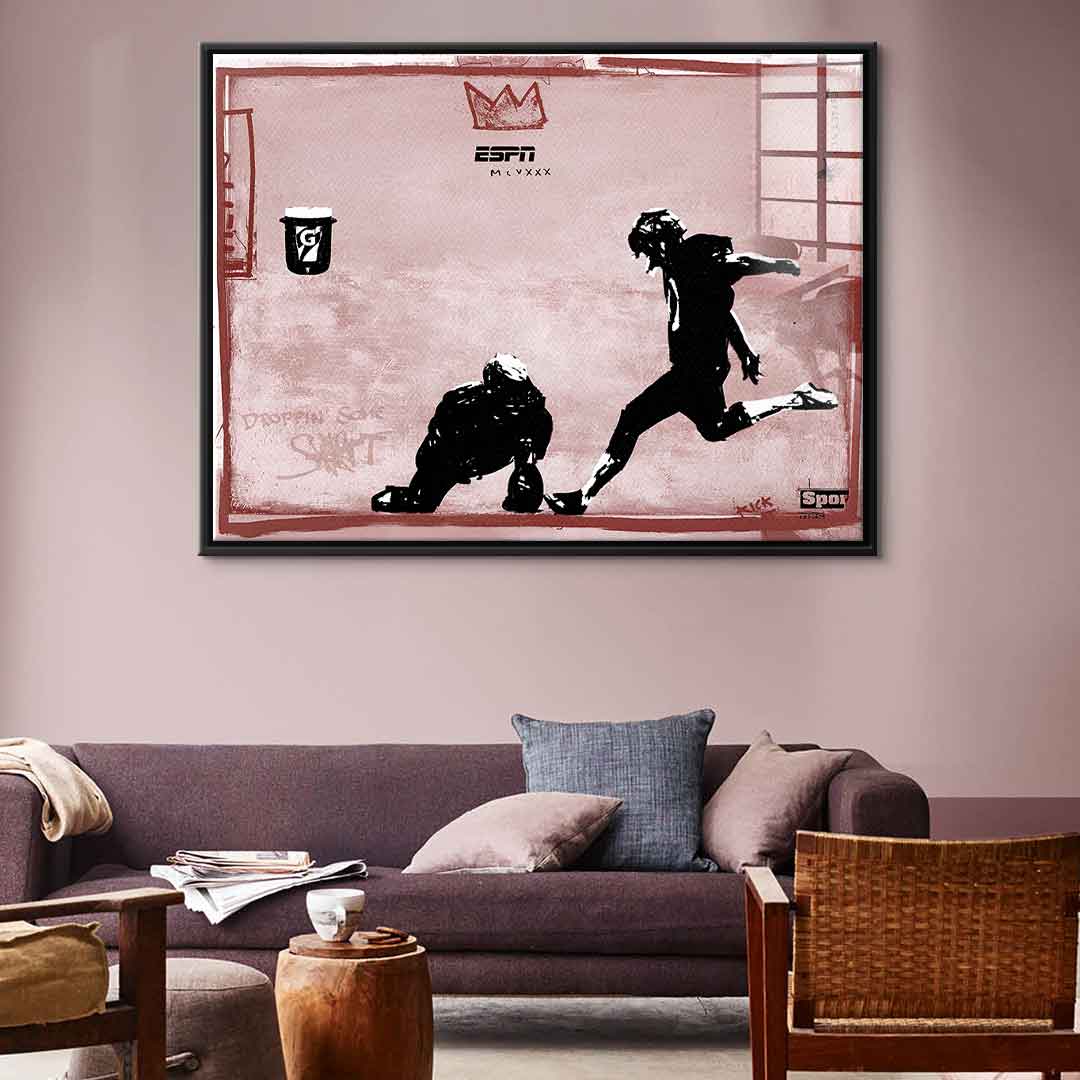 Field Goal Attempt - acrylic glass