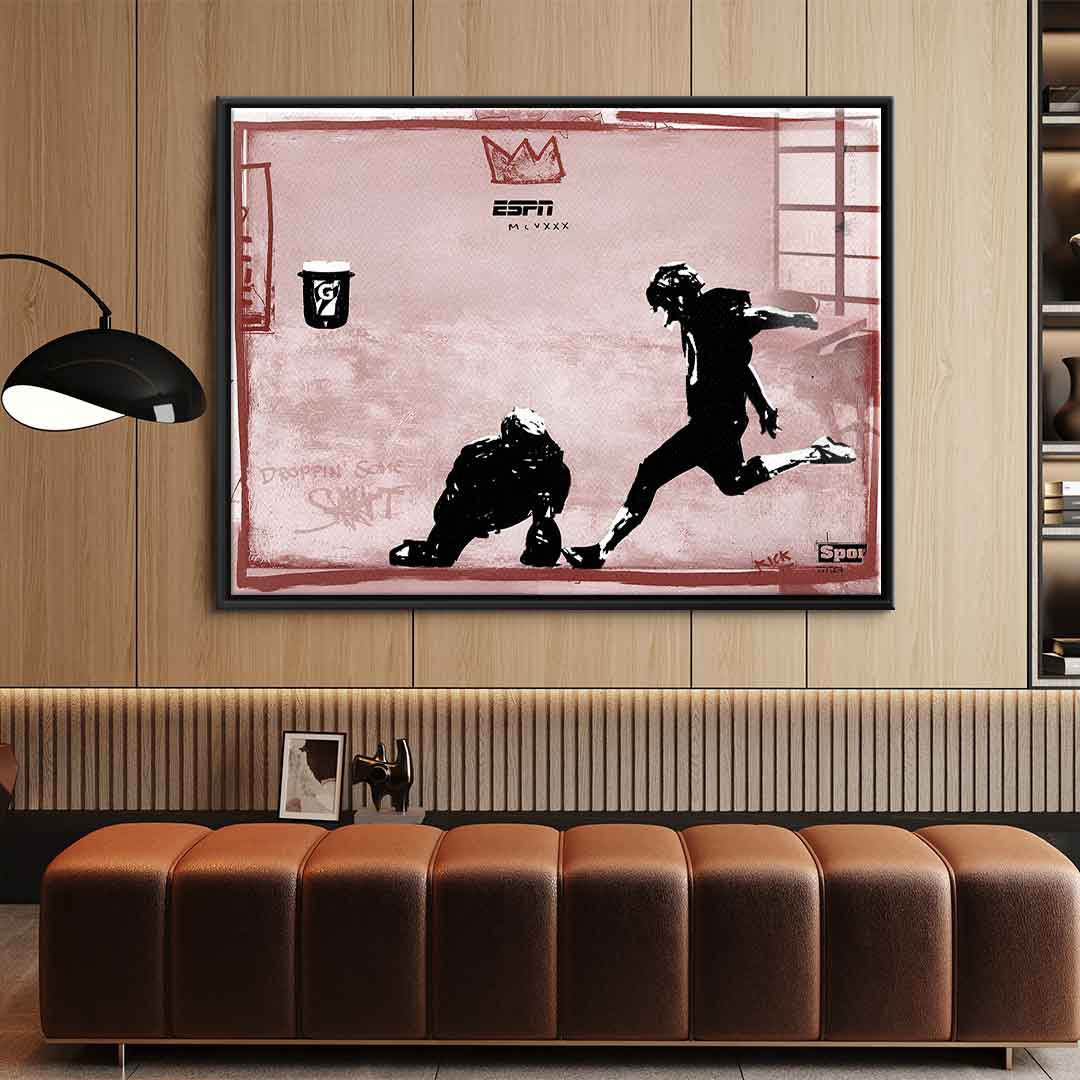 Field Goal Attempt - acrylic glass