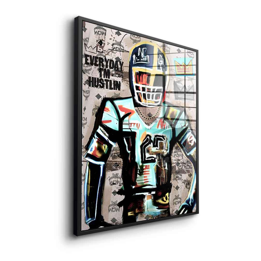 Football Hustlin - acrylic glass